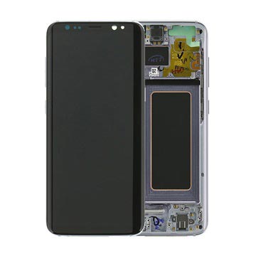 Samsung Galaxy S8 Fram Skal & LCD Display GH97-20457C - Orkidé Grå
