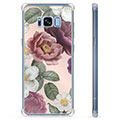 Samsung Galaxy S8 Hybridskal - Romantiska Blommor