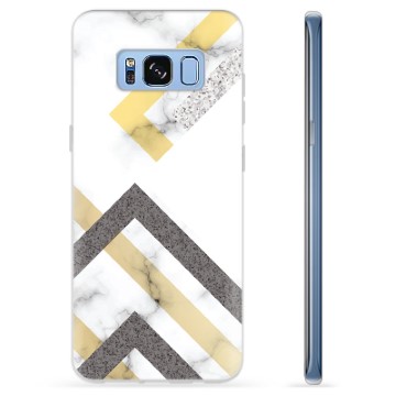 Samsung Galaxy S8+ TPU-Skal - Abstrakt Marmor
