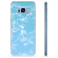 Samsung Galaxy S8+ TPU-Skal - Blå Marmor