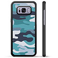 Samsung Galaxy S8 Skyddsskal - Blå Kamouflage