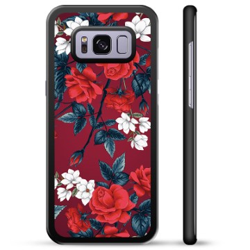 Samsung Galaxy S8 Skyddsskal - Vintage Blommor