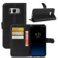 Samsung Galaxy S8+ Plånboksfodral med Magnetstängning - Svart