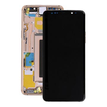 Samsung Galaxy S9 Fram Skal & LCD Display GH97-21696E - Guld