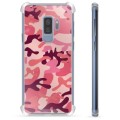 Samsung Galaxy S9+ Hybridskal - Rosa Kamouflage