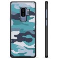 Samsung Galaxy S9+ Skyddsskal - Blå Kamouflage