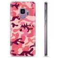 Samsung Galaxy S9 TPU-Skal - Rosa Kamouflage