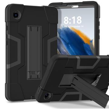 Samsung Galaxy Tab A11 Robotstil Hybridfodral med kickstand - Svart