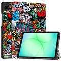 Samsung Galaxy Tab A11 Tri-Fold Series Smart Folio Fodral - Graffiti
