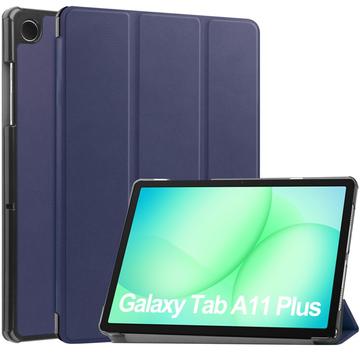 Samsung Galaxy Tab A11+ Tri-Fold Series Smart Folio Fodral - Mörkblå