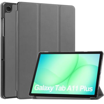 Samsung Galaxy Tab A11+ Tri-Fold Series Smart Folio Fodral - Grå