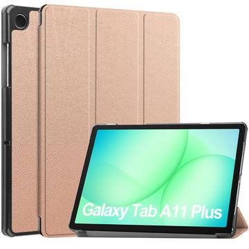 Samsung Galaxy Tab A11+ Tri-Fold Series Smart Folio Fodral - Roséguld