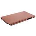 Samsung Galaxy Tab A7 Lite 360 Roterande Foliofodral - Brun