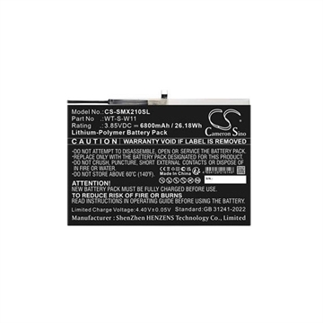  Samsung Galaxy Tab A9+ Kompatibelt Batteri