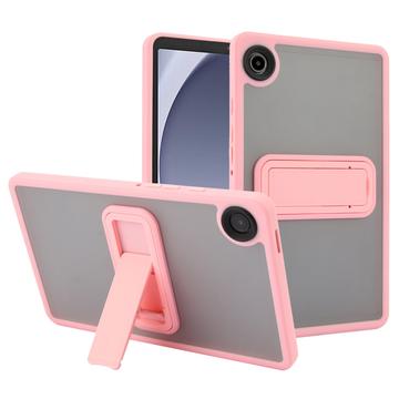 Samsung Galaxy Tab A9 Stötsäkert hybridskal med kickstand - Rosa