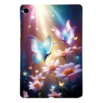 Samsung Galaxy Tab A9+ Stiligt Ultra-Slim TPU-skal - Fjärilsblommor