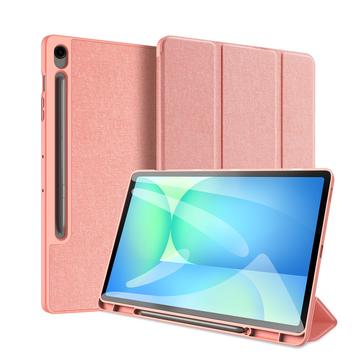 Samsung Galaxy Tab S10 FE+ Dux Ducis Domo Tri-Fold Smart Foliofodral - Rosa