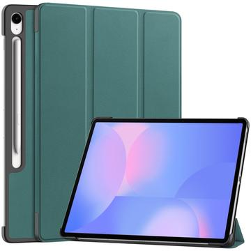 Samsung Galaxy Tab S10 FE+ Tri-Fold Series Smart Folio Fodral - Svartgrön