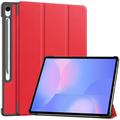 Samsung Galaxy Tab S10 FE+ Tri-Fold Series Smart Folio Fodral - Röd