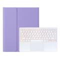 Samsung Galaxy Tab S11 Ultra Bluetooth tangentbordsfodral med pekplatta - Lila
