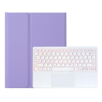 Samsung Galaxy Tab S11 Ultra Bluetooth tangentbordsfodral med pekplatta - Lila