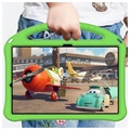 Samsung Galaxy Tab S7+/S7 FE/S8+ Stöttåligt Bärfodral för Barn - Grön