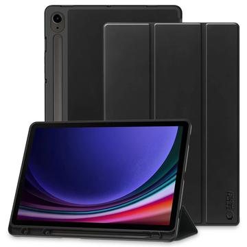 Samsung Galaxy Tab S9/S9 FE/S10 FE/S10 Lite Tech-Protect SmartCase Pen Tri-Fold Folio Fodral - Svart