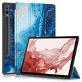 Samsung Galaxy Tab S9+ Tri-Fold Series Smart Foliofodral - Havsvåg