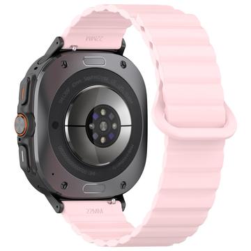 Samsung Galaxy Watch Ultra 2024/2025 Magnetisk Silikon Sportrem - 47mm - Rosa