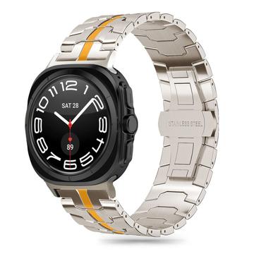 Samsung Galaxy Watch Ultra 2024/2025 Tech-Protect Line-armband i rostfritt stål - 47mm