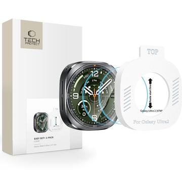 Galaxy Watch Ultra2 Tech-Protect Easy Set+ skärmskydd av härdat glas