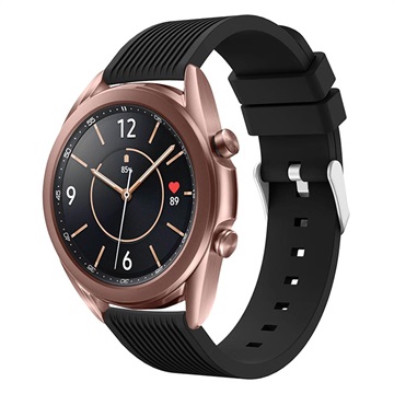 Samsung Galaxy Watch3 Silikonrem - 41mm - Svart