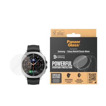 Samsung Galaxy Watch8 Classic PanzerGlass skärmskydd av härdat glas - 46mm - Klar