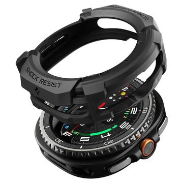 Samsung Galaxy Watch8 Classic Spigen Rugged Armor TPU-skal - 46mm - Svart