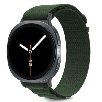 Samsung Galaxy Watch8/Watch8 Classic Tech-Protect Nylon Pro Armband - 40/44/46mm - Armégrön