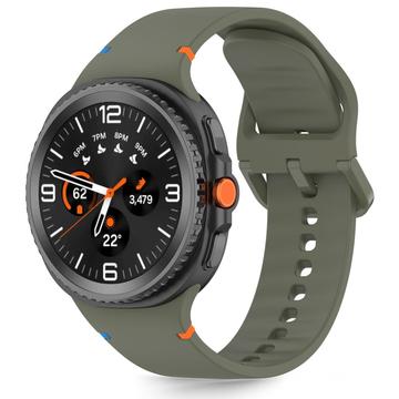 Samsung Galaxy Watch8/Watch8 Classic Tech-Protect silikonarmband - 40mm/44mm/46mm - Armégrön