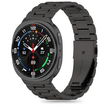Samsung Galaxy Watch8/Watch8 Classic Tech-Protect Armband i rostfritt stål - 40/44/46mm - Svart