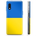 Samsung Galaxy Xcover Pro TPU-Skal Ukrainska Flaggan - Gul och ljusblå