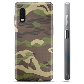 Samsung Galaxy Xcover Pro TPU-Skal - Kamouflage