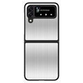 Samsung Galaxy Z Flip4 5G Hybrid Skal i Rostfritt Stål - Silver