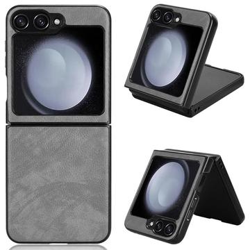 Samsung Galaxy Z Flip6/Z Flip7 FE Belagt Plastskal - Grå