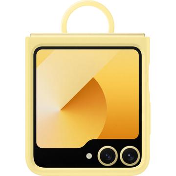 Samsung Galaxy Z Flip6 Silikonskal med Ring EF-PF741TYEGWW - Gul