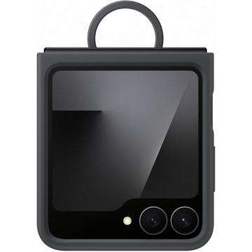 Samsung Galaxy Z Flip7 FE Silikonskal med Ring EF-PF741TBEGWW - Svart