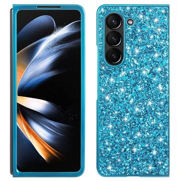 Samsung Galaxy Z Fold6 Glitter Series Hybrid Skal - Blå
