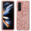 Samsung Galaxy Z Fold6 Glitter Series Hybrid Skal - Roséguld