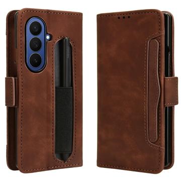 Galaxy Z Fold7 plånboksfodral för korthållare med Pennhållare