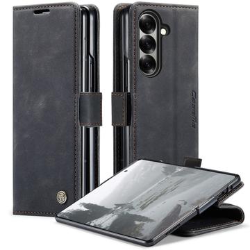 Samsung Galaxy Z Fold7 Caseme 013 Series Plånboksfodral - Svart