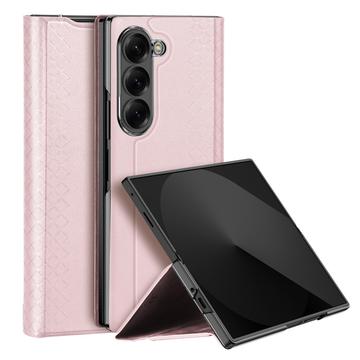 Samsung Galaxy Z Fold7 Dux Ducis Bril Flipfodral - Rosa