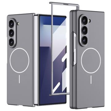 Samsung Galaxy Z Fold7 GKK Magnetiskt smalt skal med skärmskydd i härdat glas - Grå