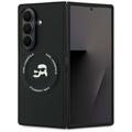 Samsung Galaxy Z Fold7 Karl Lagerfeld Karl and Choupette Heads Magnetiskt skal - Svart